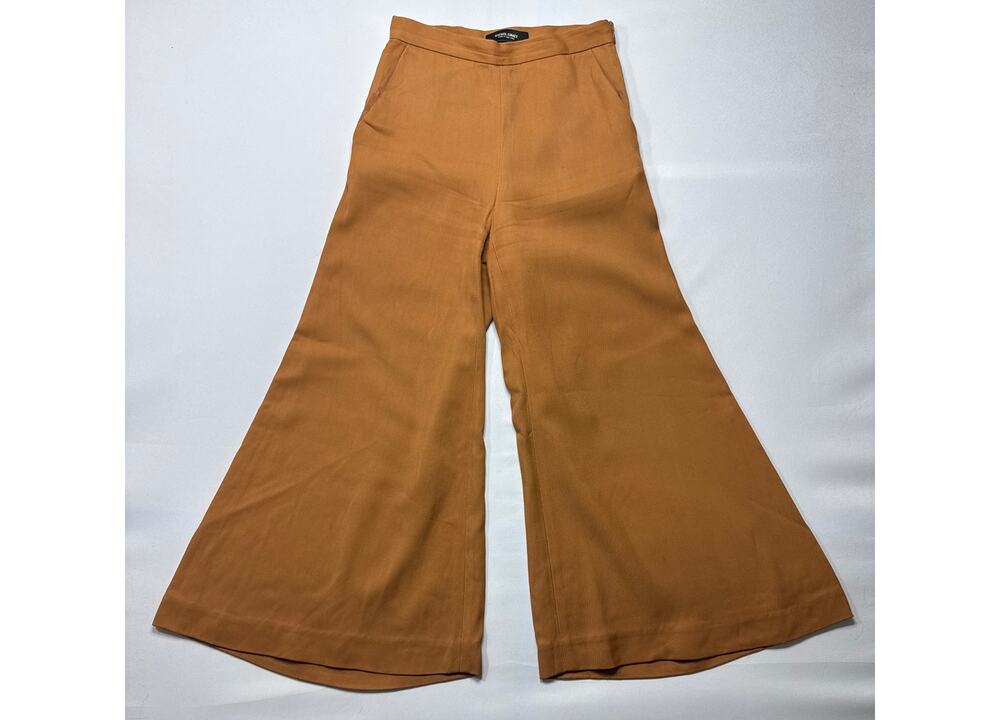 Rachel‎ Comey Women's High Rise Wide Leg Crop Twill Trousers - Size 0 (24x24.5)